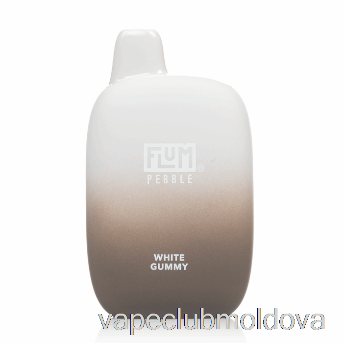 Vape Pod Kit Flum Pebble 6000 Gummy Alb De Unică Folosință